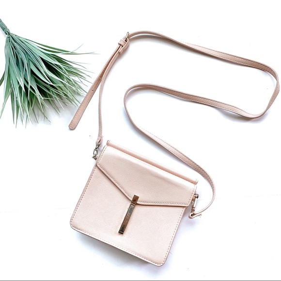 Forever 21 Handbags - Forever 21 Flap Crossbody Bag Purse Blush Pink